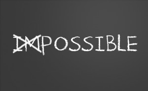 Changing impossible into possible